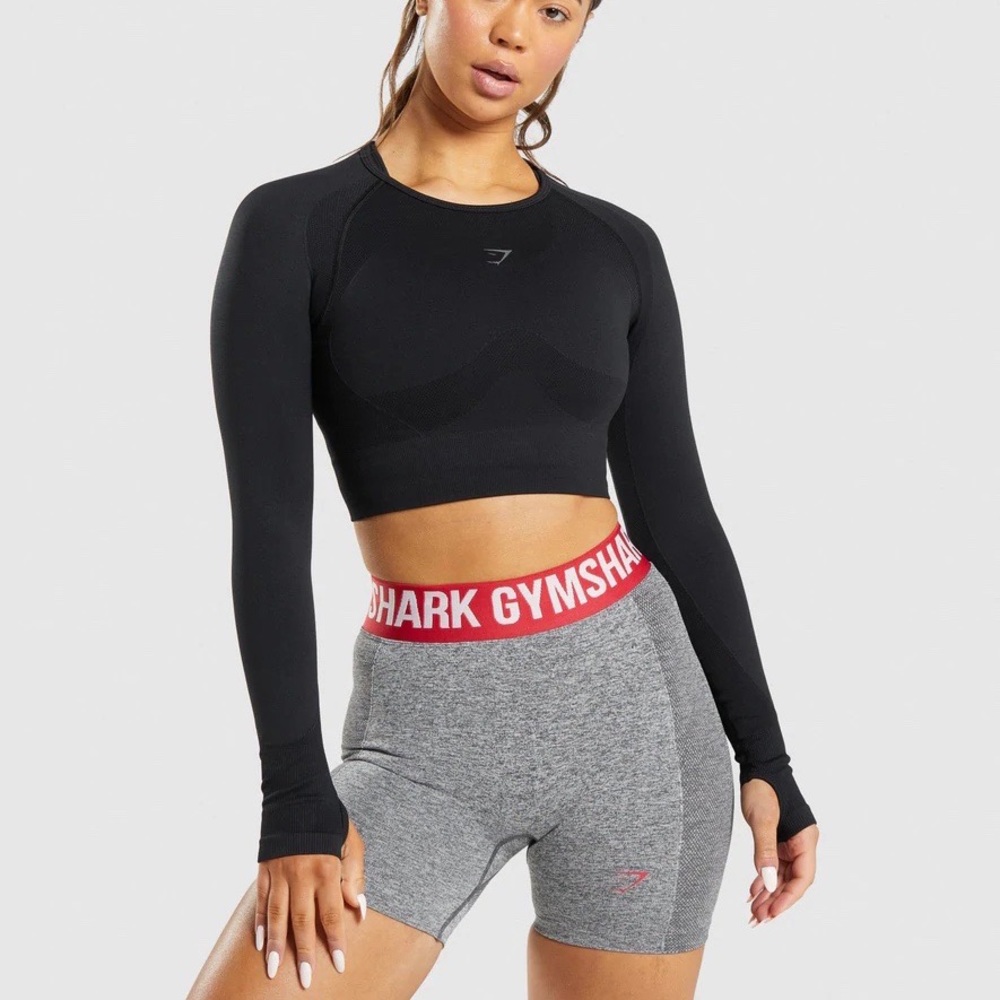 Gymshark long sleeve crop top XS